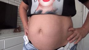 you both bump your belly together 3Bpl