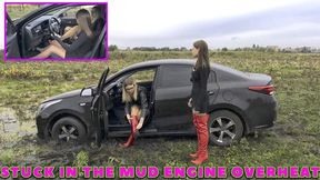 JULIA KRISTINA STUCK IN THE MUD ENGINE OVERHEAT 4K (real video) FULL VIDEO 52 MIN