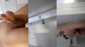 i cummed and flash shower