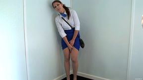 Flight Attendant Trapped In An Elevator (iPhone) - Anna Lee