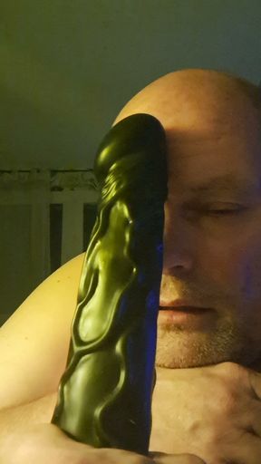 The slut anal unplugged and fucked again with the dildo and plugged again