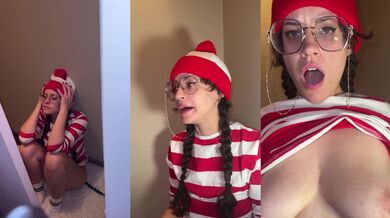 Feral Busty Waldo Cosplay Bounces Big Tits Loud Moaning Eye Contact Gushing Solo