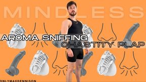 Mindless aroma sniffing chastity plap