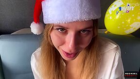 Stepmom receives ass fucking surprise for New Year 2024 in family desire porn!