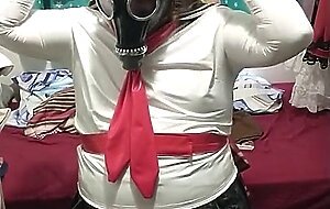 pvc sissy  does breathplay latex mask gasmask eva helmet