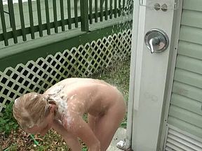 Alyssa Hart takes shower HD