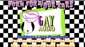 Listen to georgie and his wife being dominated by a super sexy hott shemale includes pussy licking