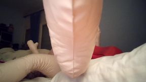 Crossdresser riding doll