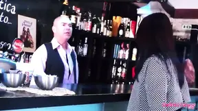 Hot tattooed owner calms her national love with standing sex