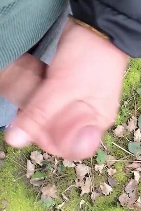 Risky Jerk off After Work Masturbation Cumshot