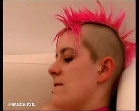 Rocker Chick with Mohawk Likes to Fuck Hard