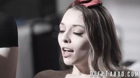 Lily Larimar flaunts her petite perfect body before getting drilled by Ryan