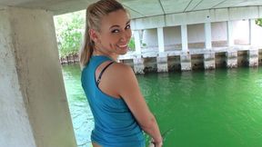 Public Blowjob from a Sexy Latina