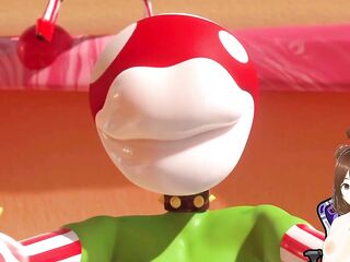 Princess Peach from Super Mario Bros has a group-sex - Jazziuu