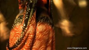 Exotic dancer from the Oriental past