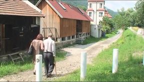 Crazy threesome pussy fucking hairy old cock sucking