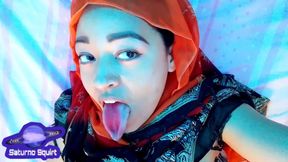 Muslim Asian Frees Herself and Masturbates Her Hairy Vagina Hard Until Cream Comes Out of Her Pussy