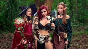 Porno D&D World - Sweetie Fox, Diana Rider and ArinaFox in Sex Adventure