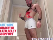 Macrophilia - giant vore stomach vr and bloated belly discomfort