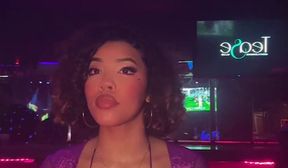 sexy dancer chilling in club