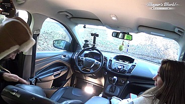 Behind The Scenes Of Lili Charmelle - A Car Stop For Fuck And Creampie