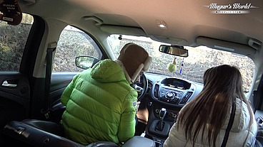 Behind The Scenes Of Lili Charmelle - A Car Stop For Fuck And Creampie