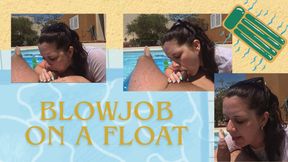 Lie back on the float and get sucked off