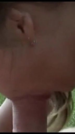 Two Young German Girls Fucked Outdoors and Cummed in Mouth by Two Big Cocks