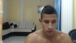 Latino Model Spartacus Plays with His Dick