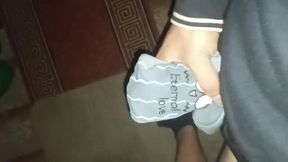 Cumshot in stepmom panty