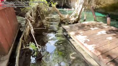 Stepbrother fucks his stepsister in the shower and he cums on her big boobs