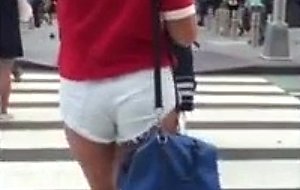 Candid walk in the city
