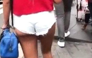 Candid walk in the city