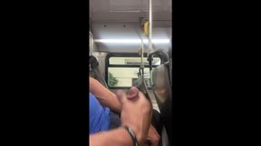 Another Hot Load of Cum From DILF JockDad87 on the Metro