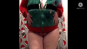 Slutty elf - sexy strip
