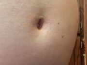 Twink Inflates Belly Full of Water and Air, Then Sloshes Around