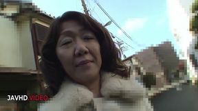 Naughty MILF Nishimura shows off toys and creampies in POV