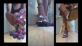 High heel fruit prep.