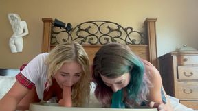 Deepthroat Challenge after School! - feat. @ZoeyZiptie 💦