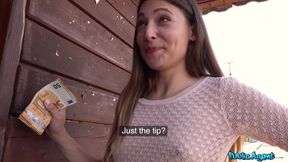 Sweet brunette Talia Mint gets her tight pussy railed