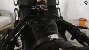 Tease and denial on gynchair in the Clinic with fucking machine