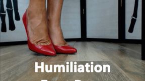 Humiliation Emasculation Foot Porn HD (WMV)