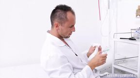 Hedvika - Tanned Doctor's Pet Gets Fucked Hard from Behind