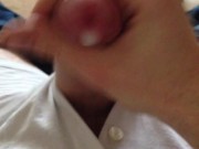 My cks drenched in cum
