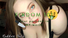 Findom 101 : Your Purpose in My World