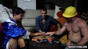 Mexican spear 3 way And climax