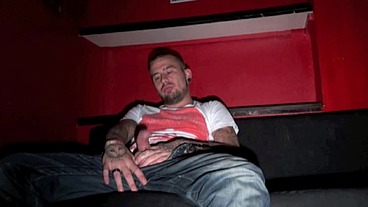 two scally boy tatoo fuck in cruising with sneaker and PISS at the end