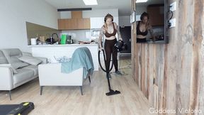 Vacuuming Hard Wood Floors