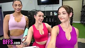 Best friends don\u2019t pay for gym memberships feat. Brookie Blair, serena hill & ariana starr - teamskeet