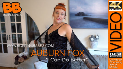 Auburn Fox "I Can Do Better"